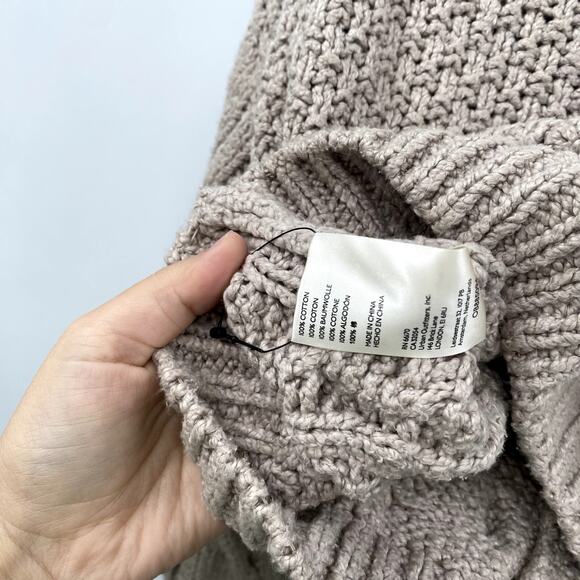 Free People Bonfire Cable Knit Cardigan Sweater - Picture 6 of 7